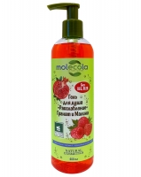 Molecola - Гель для душа «Расслабление» с гранатом и малиной, 400 мл гель для душа питательный с экстрактом ягод годжи herbal