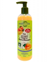 Molecola - Гель для душа «Энергия» с манго и мандарином, 400 мл meine liebe гель концентрат с ароматом лесных ягод и лайма для мытья пола 1000 мл