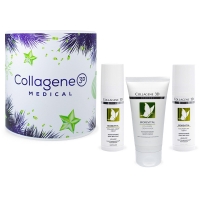 Medical Collagene 3D Biorevital - Подарочный набор Тайны красоты (Дневной крем для всех типов кожи лица, 30 мл + Ночной крем для всех типов кожи для лица, 30 мл + Крем-маска для всех типов кожи лица, 50 мл)