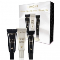 Фото Limoni - Стартовый антивозрастный набор Premium Syn-Ake Anti-Wrinkle Care Set: крем для лица 2х25 мл + крем для век 15 мл