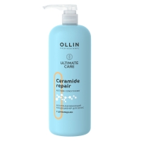 Ollin Professional - Восстанавливающий кондиционер для волос с церамидами, 1000 мл redken кондиционер ополаскиватель для поврежденных волос extreme bleach recovery lamellar 200