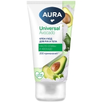 Aura - Крем-уход с маслом оливы и авокадо для рук и тела, 200 мл - фото 1