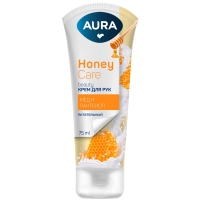 Aura - Питательный крем с пантенолом и экстрактом меда для рук, 75 мл слаще меда