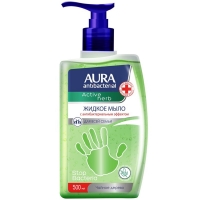 Aura - Жидкое мыло Active Herb с экстрактом чайного дерева и антибактериальным эффектом, 500 мл
