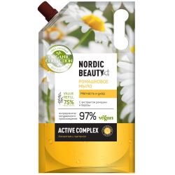 Фото Organic Collection - Ромашковое мыло "Мягкость и уход" с экстрактом ромашки и березы, 1000 мл