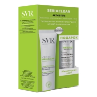SVR - Набор Sebiaclear Active Set: актив гель - уход 40 мл + мицеллярная вода 75 мл - фото 1