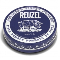 Reuzel - Помада подвижной фиксации для укладки мужских волос Fiber Pomade Pig, 113 г