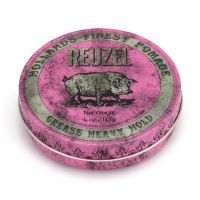 Reuzel - Помада сильной фиксации для укладки мужских волос Grease Heavy Hold Pig, 113 г