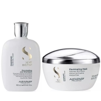 Alfaparf Milano - Набор для блеска волос: шампунь, 250 мл + маска, 200 мл набор для завивки нормальных и трудно поддающихся волос opti wave
