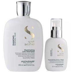 Фото Набор для блеска волос (шампунь, 250 мл + флюид, 125 мл)