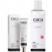 Фото GIGI Cosmetic Labs - Набор для базового ухода: крем для век 50 мл + тоник 250 мл