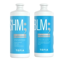 Tefia - Набор для сухих и вьющихся волос: шампунь 1000 мл + бальзам 1000 мл - фото 1