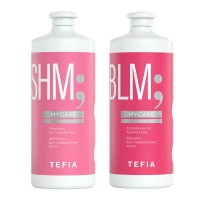 Tefia - Набор для окрашенных волос: шампунь 1000 мл + бальзам 1000 мл - фото 1