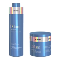 Estel Professional - Набор для интенсивного увлажнения волос: маска 300 мл + шампунь 1000 мл набор plasthair precious blend 1000