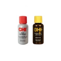 CHI - Набор для питания волос: гель 15 мл + масло 15 мл