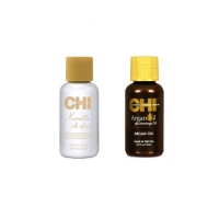CHI - Набор для красоты волос: шелк 15 мл + масло 15 мл