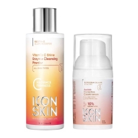 Icon Skin - Набор "Чистая кожа": сыворотка 30 мл + энзимная пудра 75 г