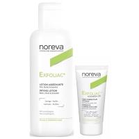 Noreva - Набор для интенсивного ухода за проблемной кожей: крем, 30 мл + лосьон, 125 мл лосьон солнцезащитный для тела spf 30 бифаза te sun bi phase antioxidant protective lotion spf 30
