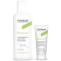 Noreva - Набор Эксфолиак: крем, 40 мл + лосьон, 125 мл beafix крем для ног hemp oil beauty therapy с высоким содержанием конопляного масла