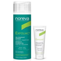 Noreva - Набор для глубокого очищения кожи: маска, 50 мл + гель, 200 мл основа матовая для проблемной кожи nd1 стандарт