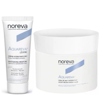 Noreva - Набор для ежедневного увлажнения кожи: крем с легкой текстурой, 40 мл + ночной крем, 50 мл разглаживающий ночной крем уход