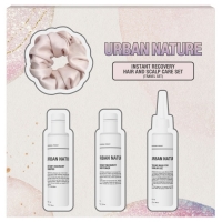 Urban Nature - Подарочный набор для ухода за волосами и кожей головы «Мгновенное восстановление», travel-формат nivea набор забота о коже
