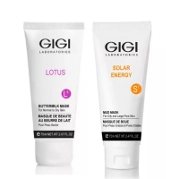 GIGI - Набор Очищение и восстановление: маска грязевая 75 мл + маска молочная 75 мл