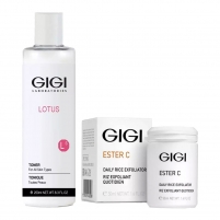Фото GIGI Cosmetic Labs - Набор "Очищение и увлажнение": эксфолиант 50 мл + тоник 250 мл