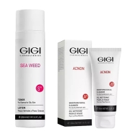 GIGI - Набор для очищения кожи: тоник 250 мл + мыло для глубокого очищения 100 мл yummmy набор wake up your skin