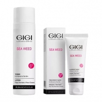 Фото GIGI Cosmetic Labs - Набор для ухода за кожей лица: тоник 250 мл + маска лечебная 75 мл