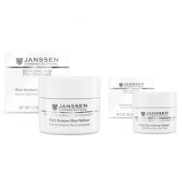 Janssen Cosmetics - Набор для питания кожи: крем SPF15 50 мл + крем для век 15 мл новая чистка кожи с длинной ручкой скруббер массажер тело спина щетка ванна душ