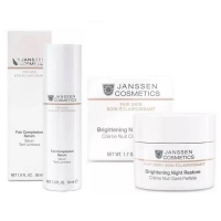 Janssen Cosmetics - Набор Осветляющий: ночной крем 50 мл + сыворотка 30 мл