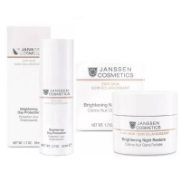 Janssen Cosmetics - Набор Осветляющий: крем SPF20 50 мл + ночной крем 50 мл
