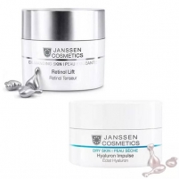 Фото Janssen Cosmetics - Набор Anti-age: концентрат с гиалуроновой кислотой 10 шт + капсулы с ретинолом 10 шт