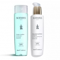 Sothys - Набор для чувствительной кожи: тоник 200 мл + молочко 200 мл набор selvert thermal