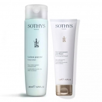 Sothys - Набор для очищения жирной кожи лица: гель-мусс 125 мл + тоник 200 мл мицеллярный очищающий гель мусс cleansing universal
