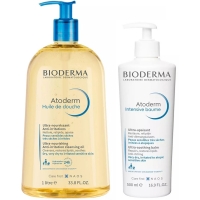 Bioderma - Набор для ежедневного ухода для тела: бальзам, 500 мл + масло для душа, 1 л la rosa бальзам масло для губ