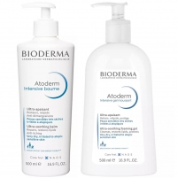 Фото Bioderma - Набор для сухой кожи тела: бальзам, 500 мл + гель, 500 мл