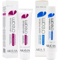 Aravia Professional - Набор для ухода за кожей ног: крем ультраувлажняющий, 100 мл + суперувлажняющий крем, 100 мл - фото 1