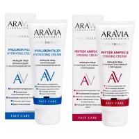 Aravia Laboratories - Набор "Anti-Age": крем от морщин с пептидами, 50 мл + крем увлажняющий, 50 мл