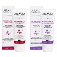 Aravia Laboratories - Набор "Anti-Age": крем от морщин с пептидами, 50 мл + крем с ретинолом, 50 мл