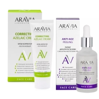 Aravia Laboratories - Набор "Красивая кожа": крем-корректор, 50 мл + пилинг, 50 мл - фото 1