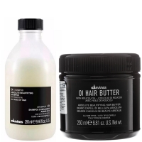 Davines - Набор для увлажнения волос: шампунь 280 мл + питательное масло 250 мл - фото 1