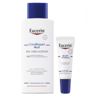 Eucerin - Набор увлажняющий: бальзам для губ 10 мл + лосьон 250 мл skincode essentials бальзам интенсивно увлажняющий для губ 10 мл
