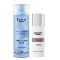 Eucerin - Набор очищающий ночной: тоник 200 мл + ночной крем 50 мл eucerin ночной крем против пигментации anti pigment