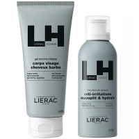 Lierac - Набор для мужчин: пена 150 мл + гель для тела и волос 200 мл гель happy lab пена для ванны и душа sweet dreams 500 мл