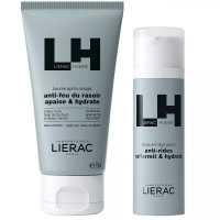 Lierac - Набор для мужчин: крем-флюид 50 мл + бальзам после бритья 75 мл бальзам для лица и тела svr topialyse baume protect 400мл