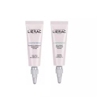 Lierac - Набор осветляющих средств: флюид 15 мл + гель для век 15 мл активирующий флюид для тонких волоса скальп генезис
