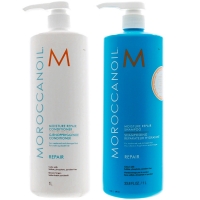 Moroccanoil - Набор "Восстановление" для волос: кондиционер 1000 мл + шампунь 1000 мл