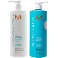 Moroccanoil - Набор Разглаживающий для волос: кондиционер 1000 мл + шампунь 1000 мл